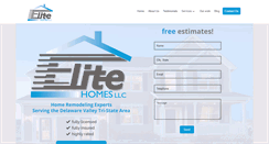Desktop Screenshot of elitehomesllc.net